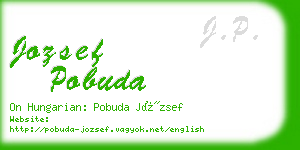 jozsef pobuda business card